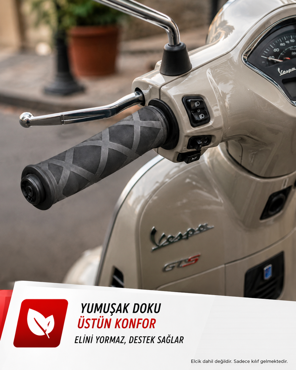 Evrensel Motosiklet Kauçuk Gidon Sarmalı Elcik Kılıfı Elcik Koruma Takımı