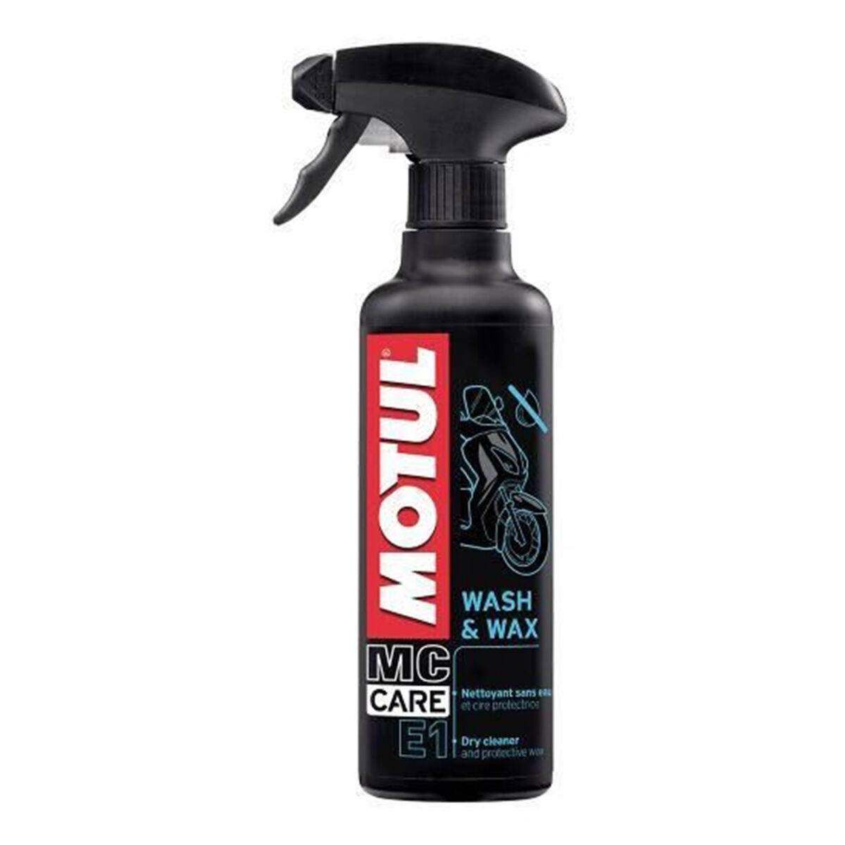 Motul MC CARE E1 Wash Wax Susuz Temizleyici ve Cilalama Spreyi 400ml Motul MC CARE E1 Wash Wax Susuz Temizleyici ve Cilalama Spreyi 400ml