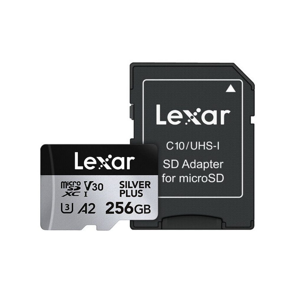 Lexar  256GB Silver Plus 205MB 4K V30 Uhsı Micro Sd Hafıza Kartı