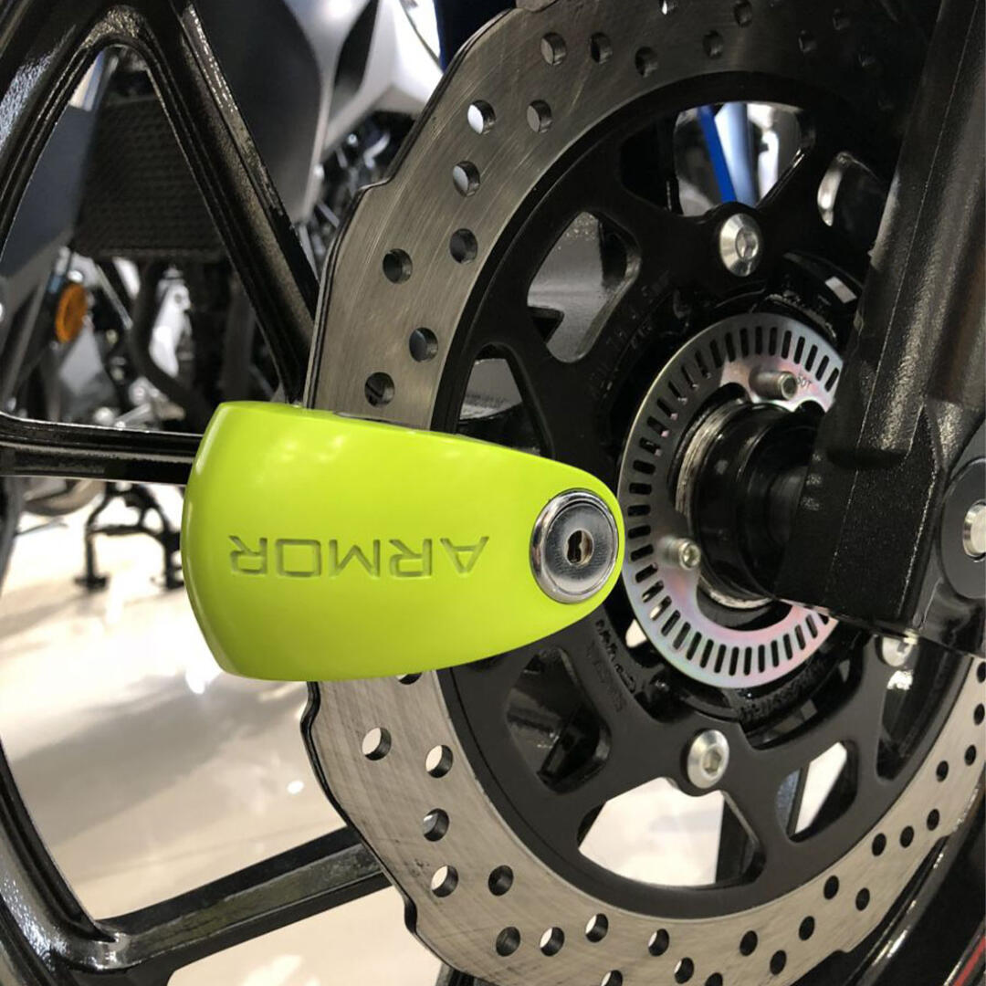 Armor 610+ Karbon10MM Paslanmaz Çelik Alarmlı Disk Kilidi
