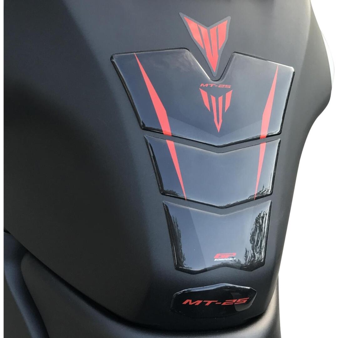 GP Kompozit GP Kompozit Yamaha MT-25 2020-2023 Uyumlu Tank Pad Seti