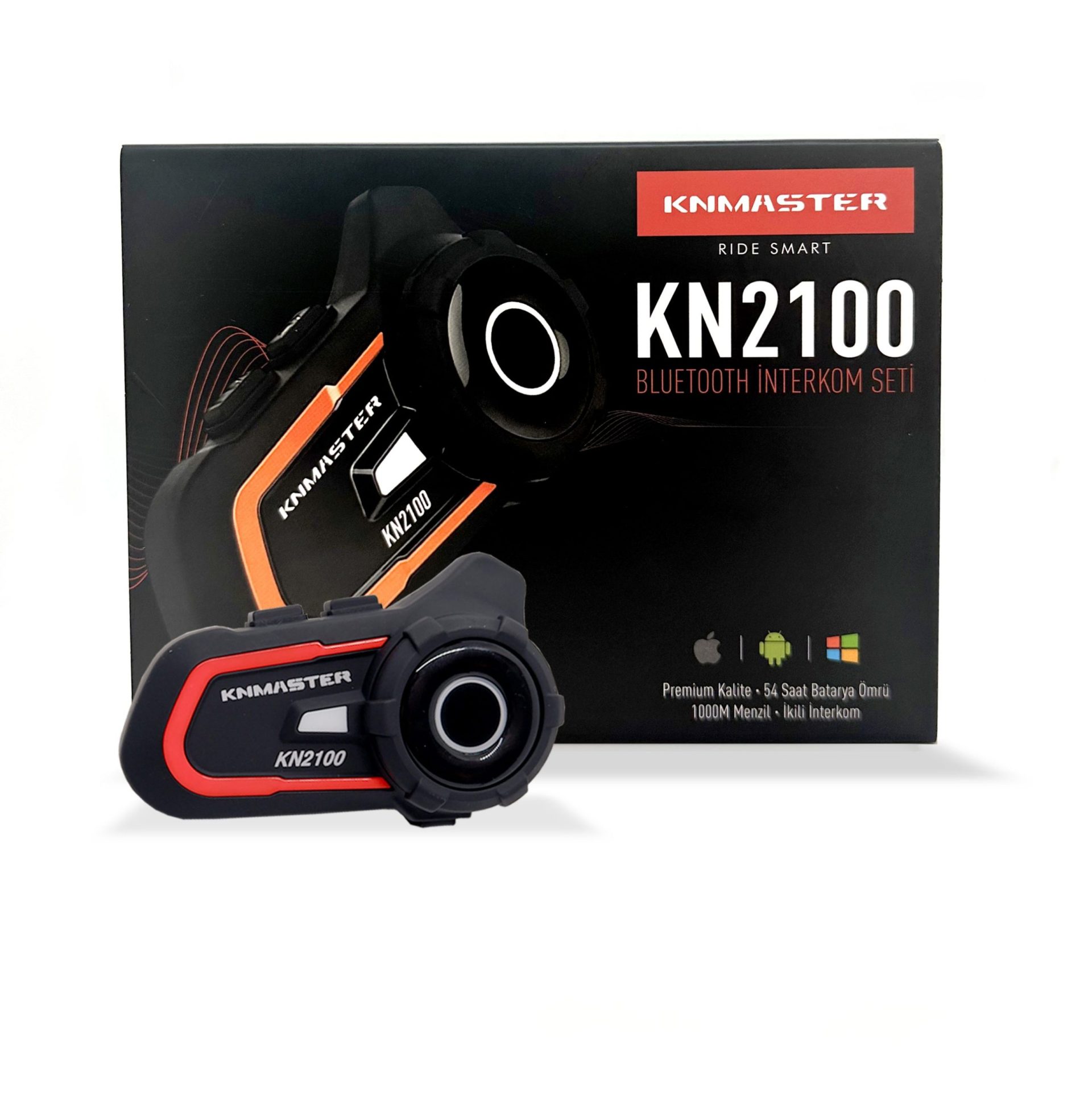 KNMASTER Knmaster KN2100 Motosiklet Kask İnterkom Bluetooth Intercom Kulaklık Seti KNMASTER Knmaster KN2100 Motosiklet Kask İnterkom Bluetooth Intercom Kulaklık Seti