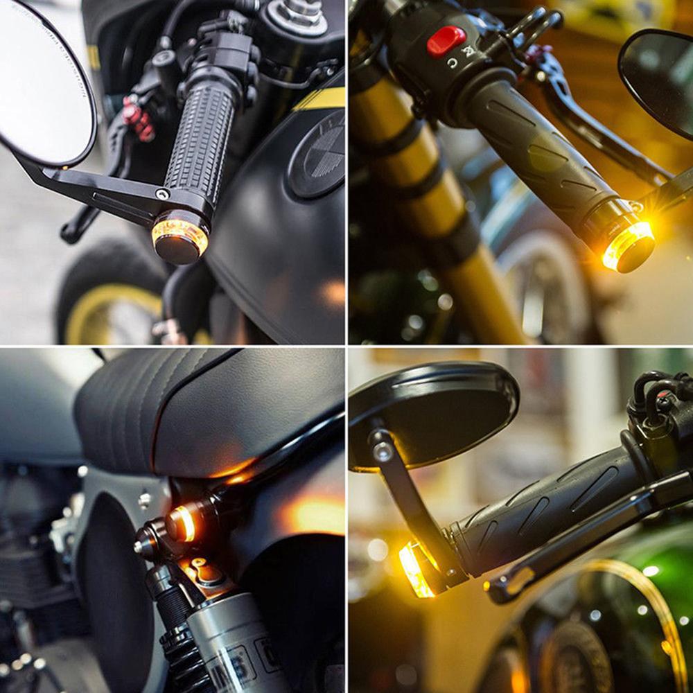 KNMASTER Led Aydınlatmalı Motosiklet Gidon Topuzu