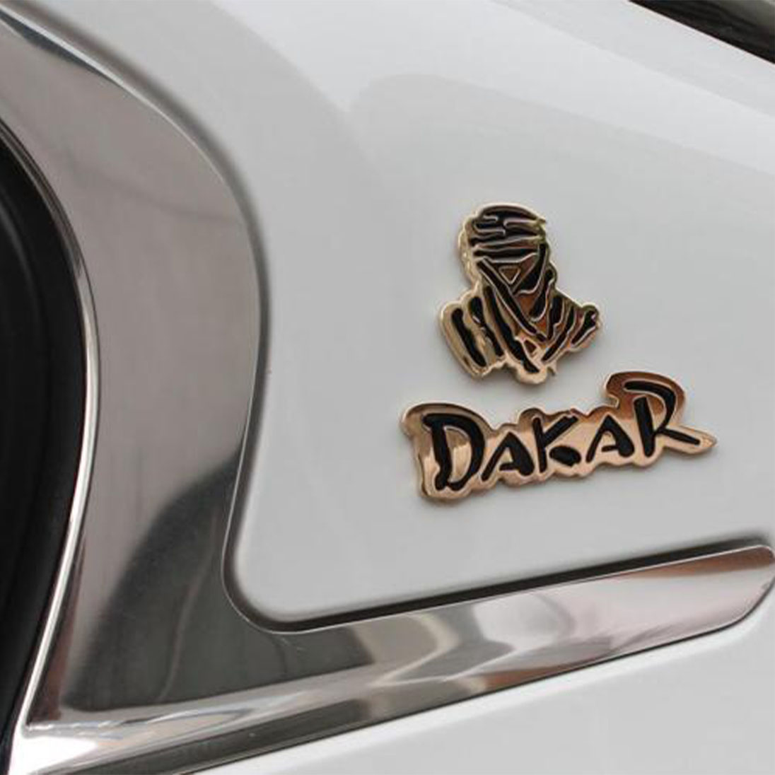 KNMASTER Dakar Amblem Metal Sticker