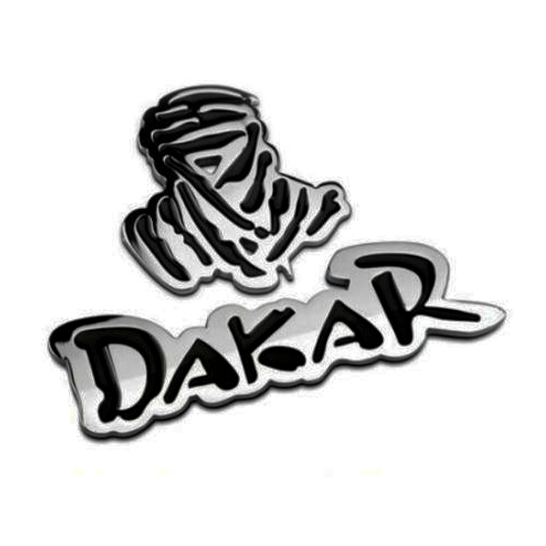 KNMASTER Dakar Amblem Metal Sticker