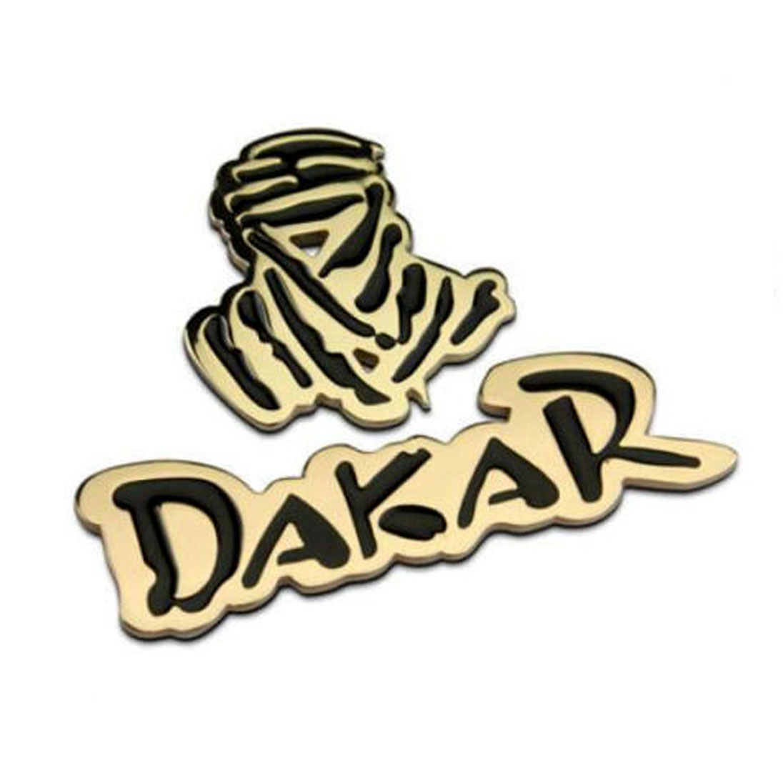 KNMASTER Dakar Amblem Metal Sticker