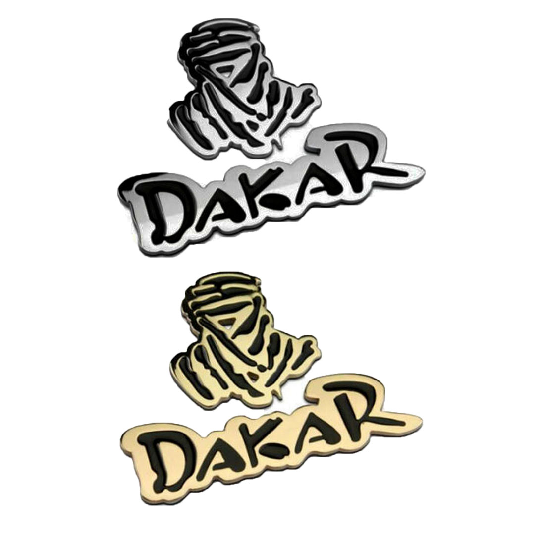KNMASTER Dakar Amblem Metal Sticker