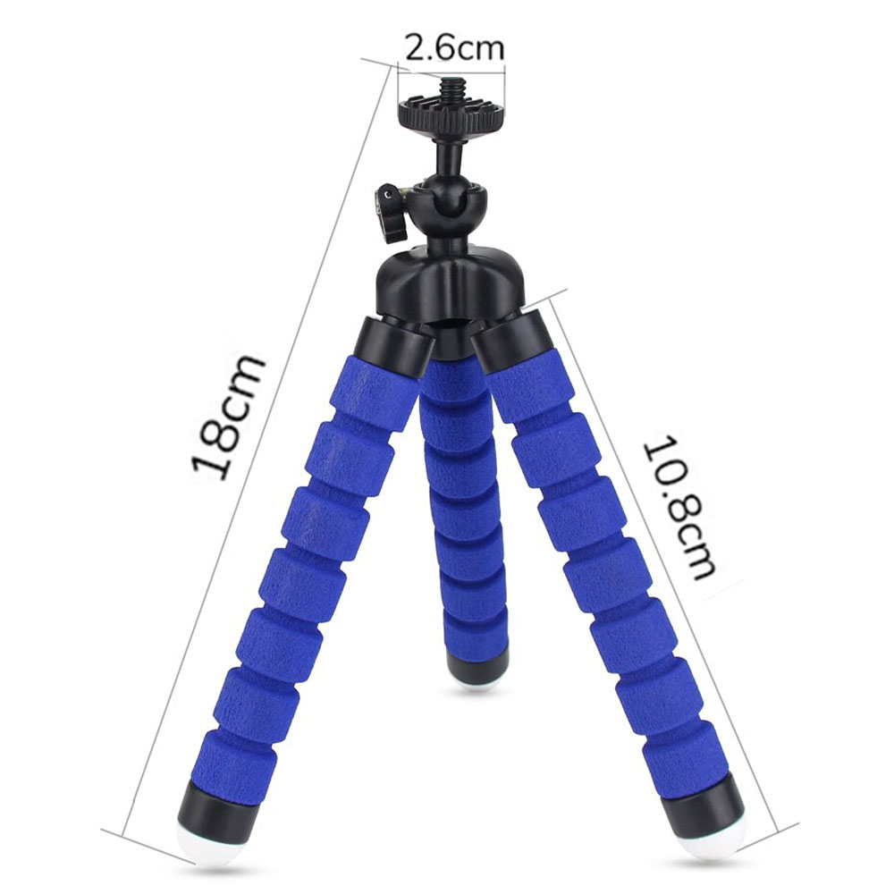 KNMASTER Knmaster Mini Esnek Ahtapot Tripod + Telefon Tutucu