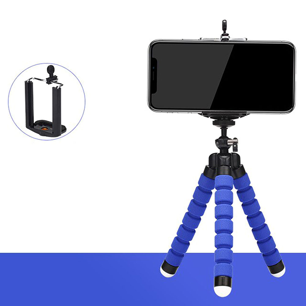 KNMASTER Knmaster Mini Esnek Ahtapot Tripod + Telefon Tutucu