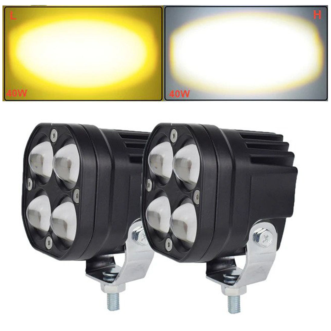 KNMASTER Knmaster Oldie 40W Motosiklet / Off Road Led Sis Farı