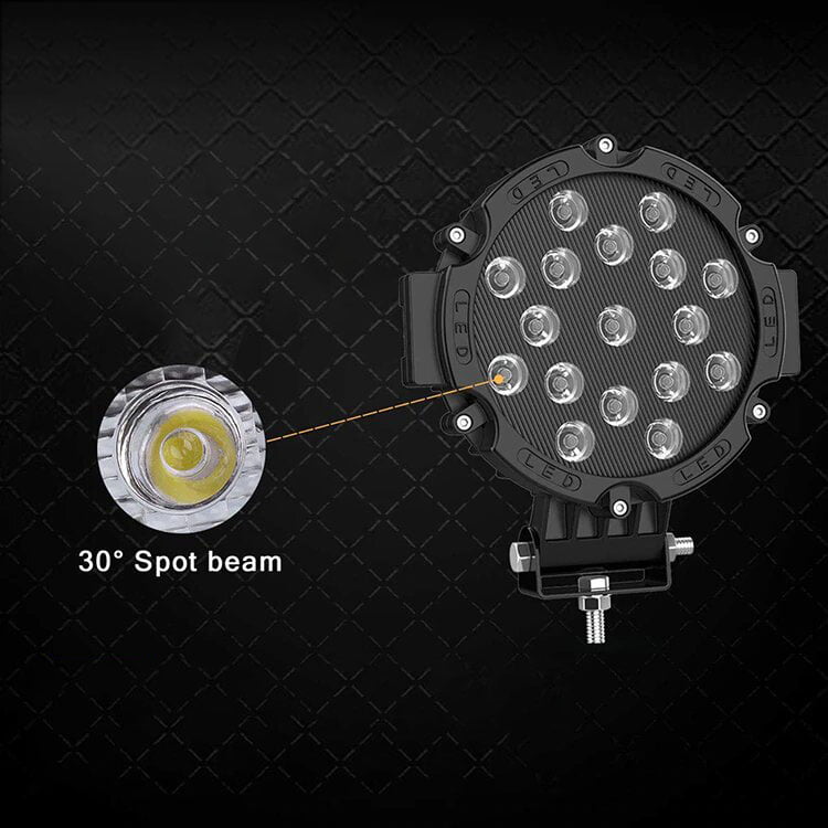KNMASTER Knmaster Laguna 51W Off Road Sis Farı Siyah