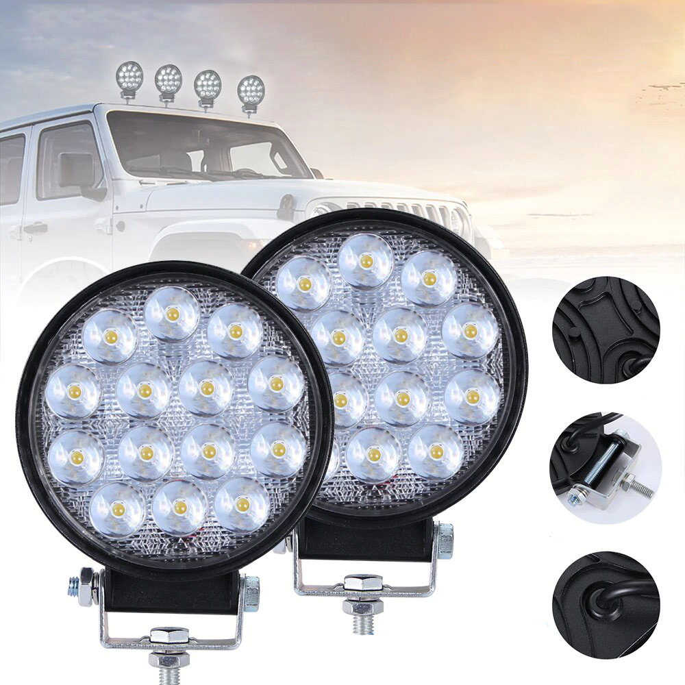 KNMASTER Knmaster Catalina 42w 14 Ledli Süper İnce Off Road Sis Farı