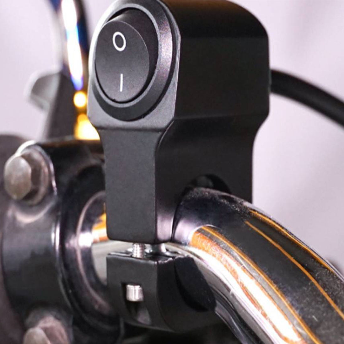 KNMASTER Knmaster B130 Motosiklet Sis Farı Aç Kapa Butonu