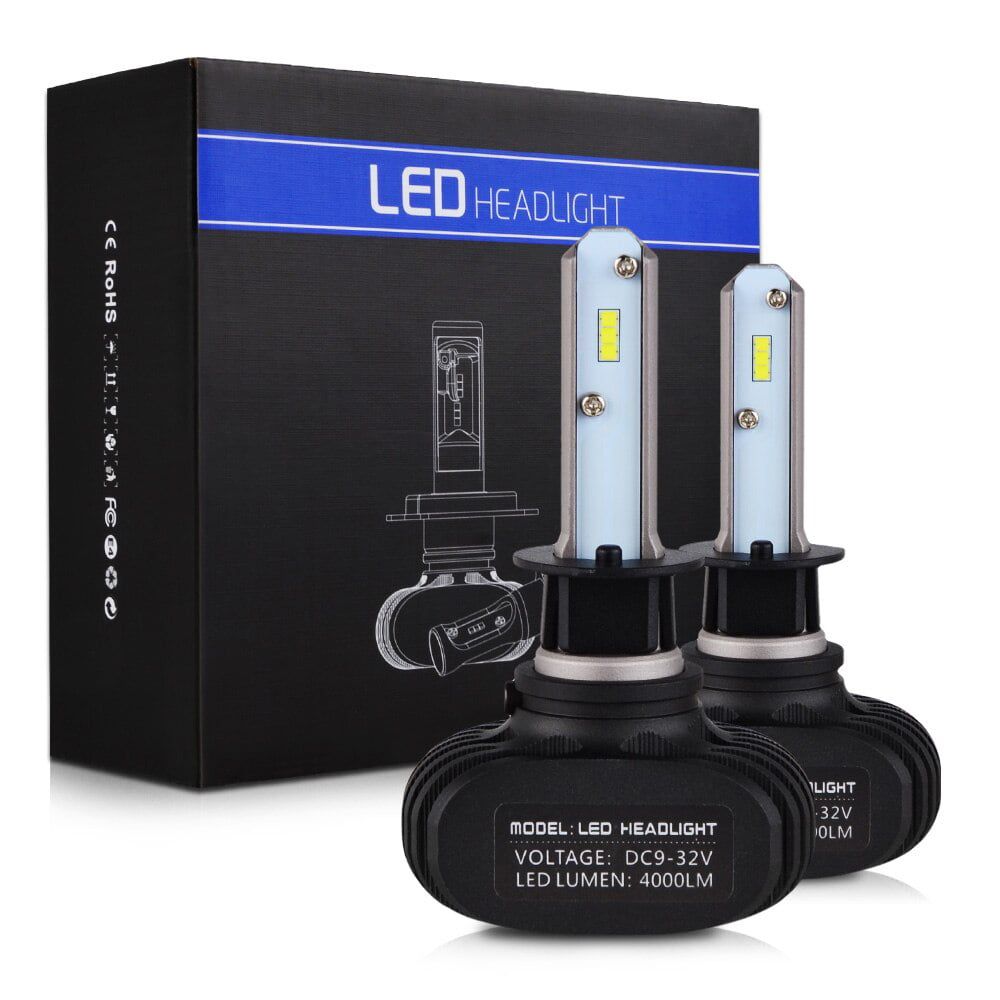 KNMASTER Alüminyum Kasa Soğutmalı Evrensel H1 Ön Led Far Ampulü