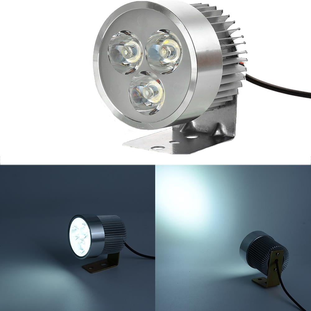 KNMASTER Knmaster Üç Ledli 9W Gri Motosiklet Sis Farı