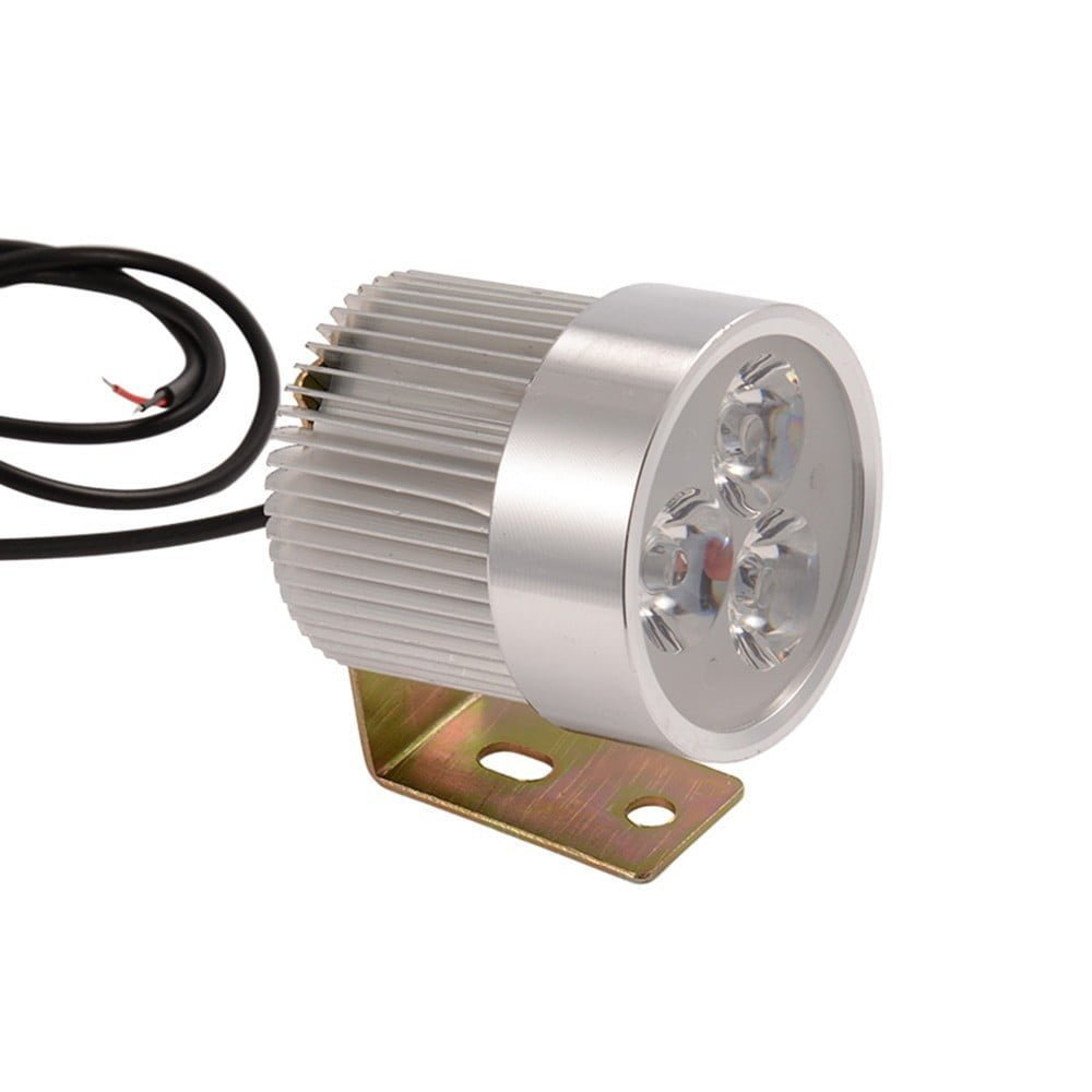 KNMASTER Knmaster Üç Ledli 9W Gri Motosiklet Sis Farı