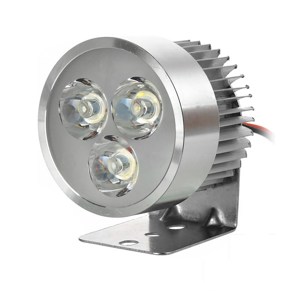 KNMASTER Knmaster Üç Ledli 9W Gri Motosiklet Sis Farı