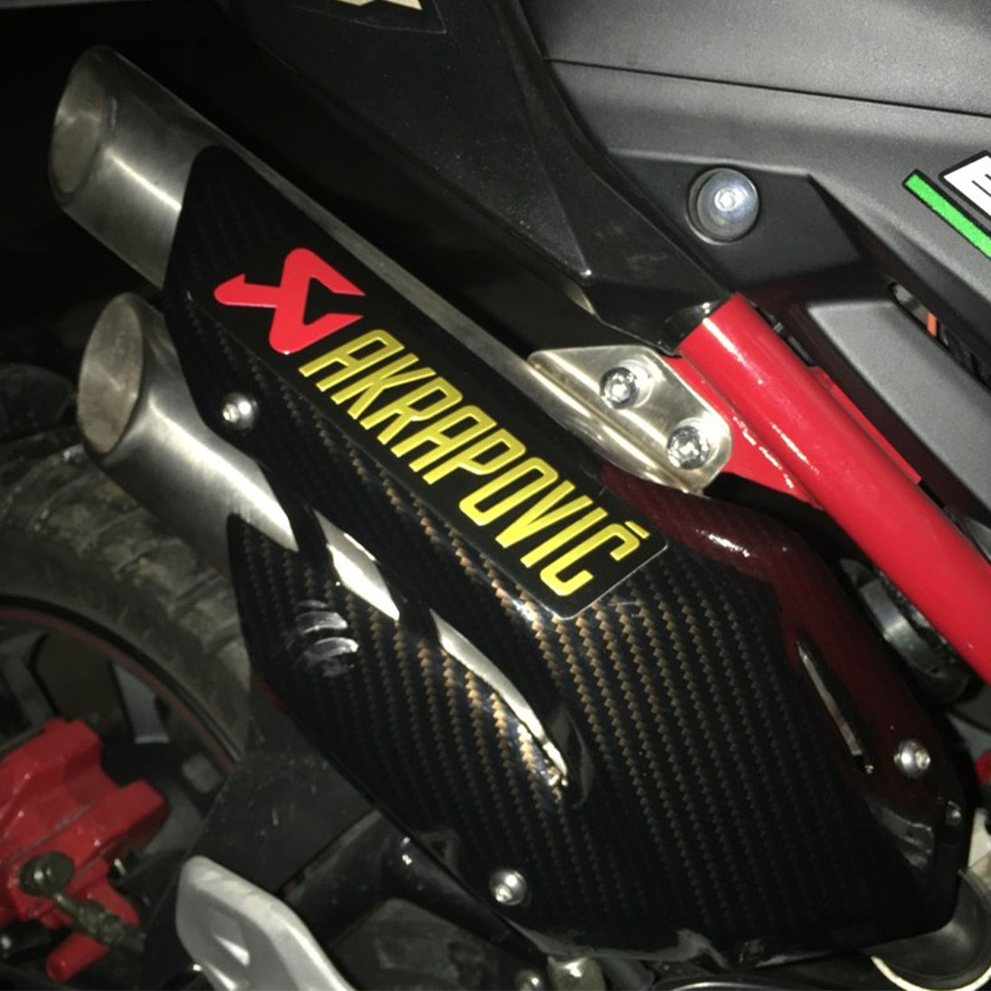 Akrapovic Dikdörtgen Alüminyum Sticker