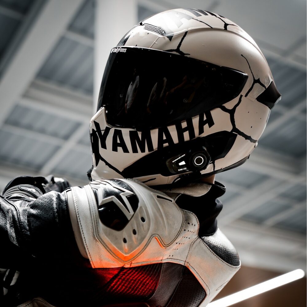 KNMASTER Knmaster KN6100 PRO Motosiklet Kask İnterkom Bluetooth Kulaklık Seti (43 mm Büyük Kulaklık)