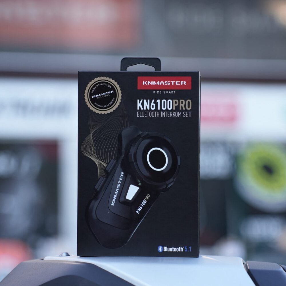 KNMASTER Knmaster KN6100 PRO Motosiklet Kask İnterkom Bluetooth Kulaklık Seti (43 mm Büyük Kulaklık)
