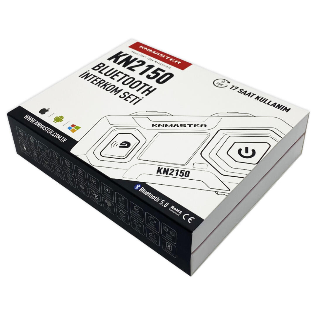 KNMASTER Knmaster KN2150 Motosiklet Kask İnterkom Bluetooth Intercom Kulaklık Seti