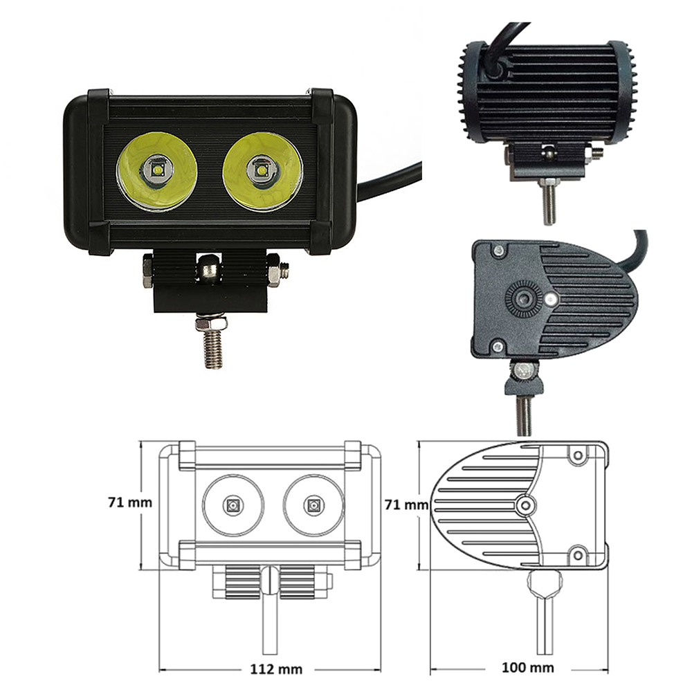 KNMASTER Knmaster Rally 20W Off Road / Motosiklet Sis Farı