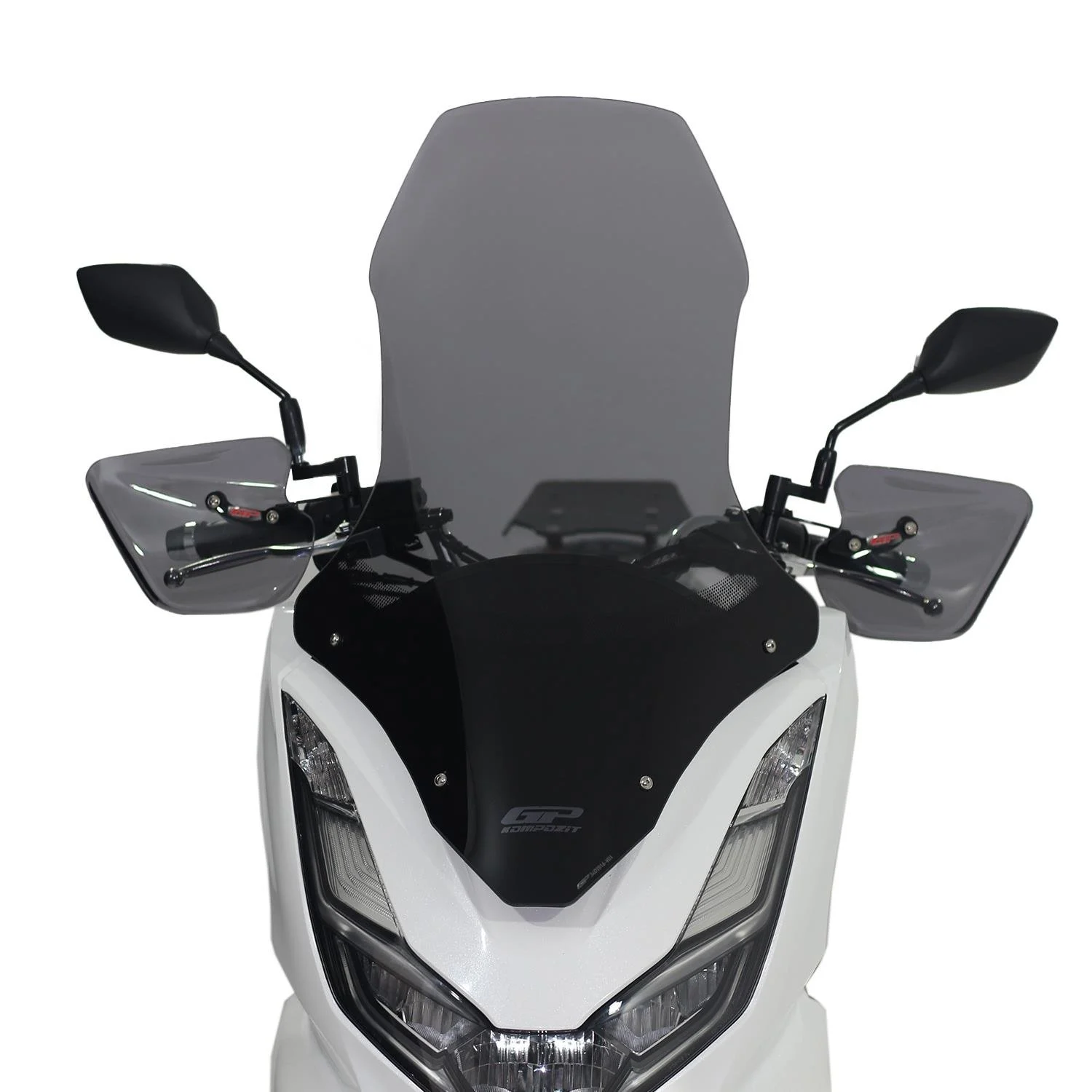 GP Kompozit Honda PCX 125 2021-2024 Uyumlu Ön Tur Camı Füme 79 cm