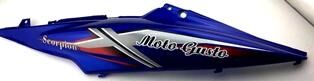 MOTO GUSTO Rmg Moto Gusto Scorpion Sele Altı Yan Kapak Sol Mavı