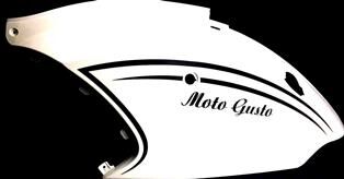 MOTO GUSTO Rmg Moto Gusto Montana E Bike Sele Yan Kapak Sol Beyaz