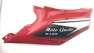 MOTO GUSTO Rmg Moto Gusto R100 Sele Alt Kapak Sol Büyük Kırmızı