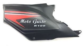 MOTO GUSTO Rmg Moto Gusto R100 Sele Alt Kapak sağ Büyük Sıyah