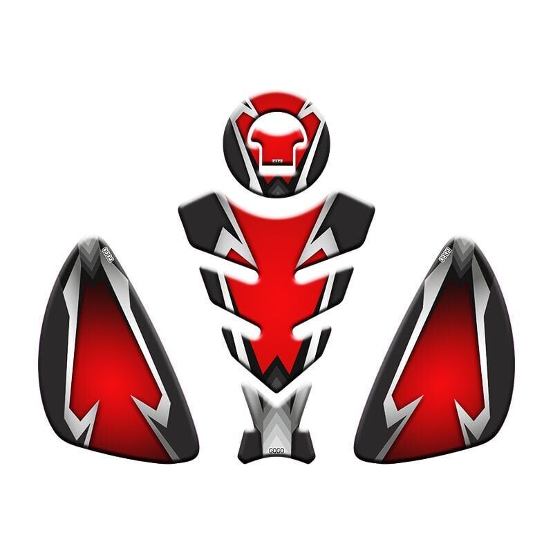 HONDA HONDA CBR 125cc-250cc 2005 - 2018 UYUMLU Tank Pad Set 002