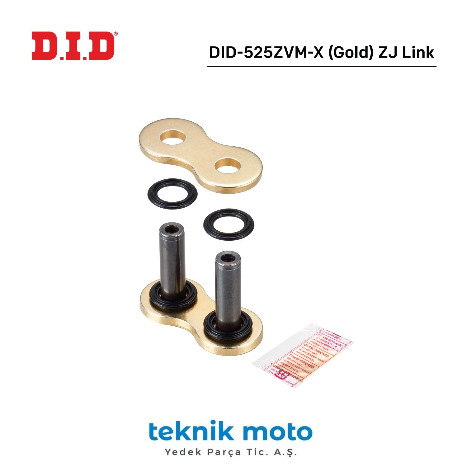 Honda CBR 900RR DID-525ZVM-X (GOLD) Z J BİRLEŞTİRİCİ BAKLA