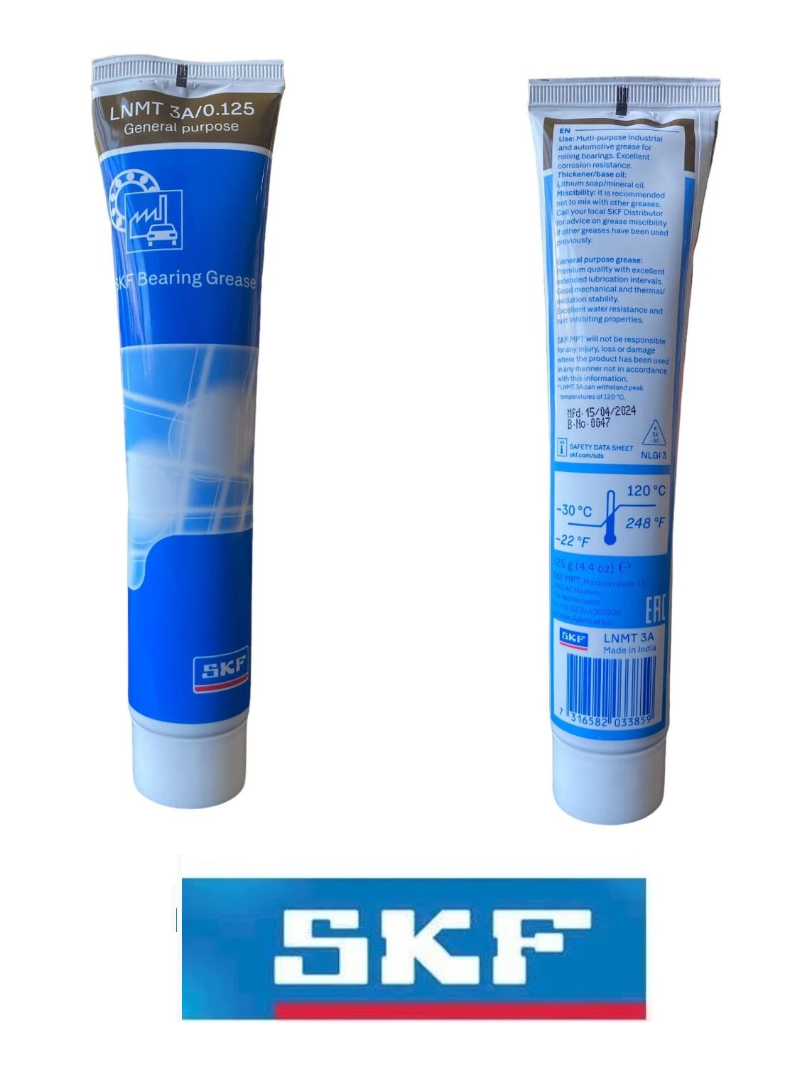 HONDA Honda CBR 1000RR SKF RULMAN GRESİ (125 GR- TÜP GRES)