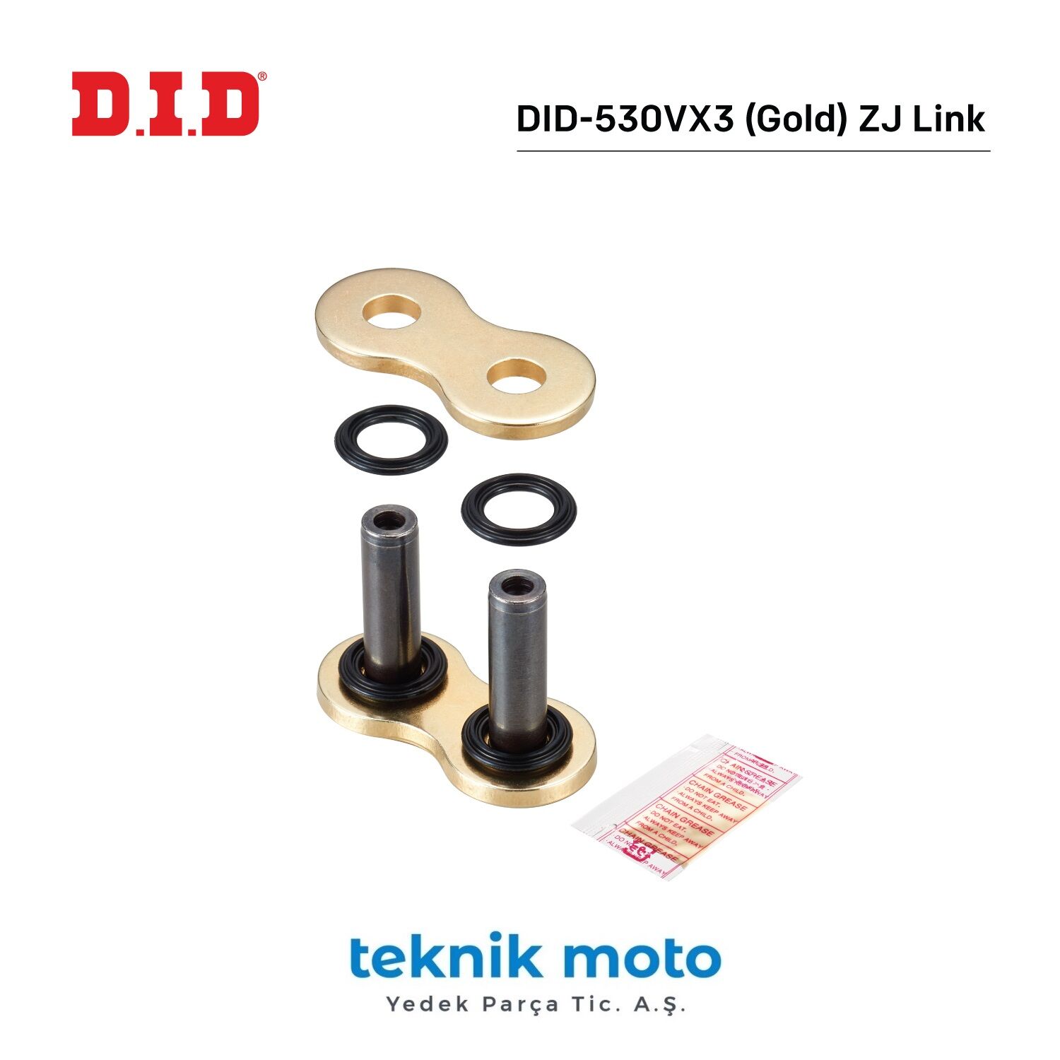 HONDA Honda CBR 1100 XX DID-530VX3 (GOLD) Z J BİRLEŞTİRİCİ BAKLA