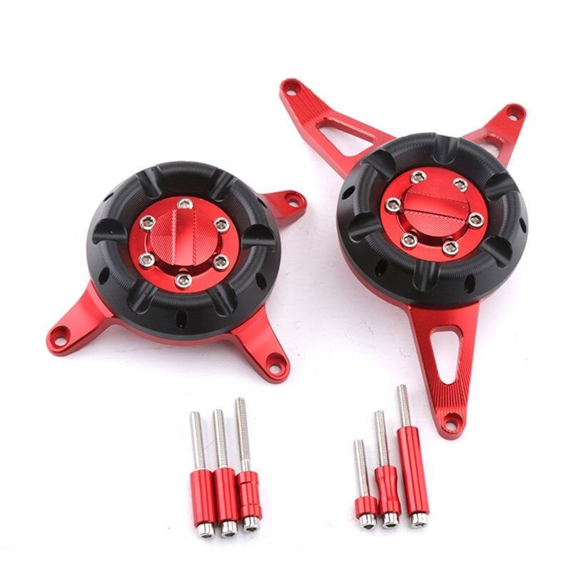HONDA HONDA CB650F UYUMLU MOTOR BLOK KORUMASI SET KIRMIZI
