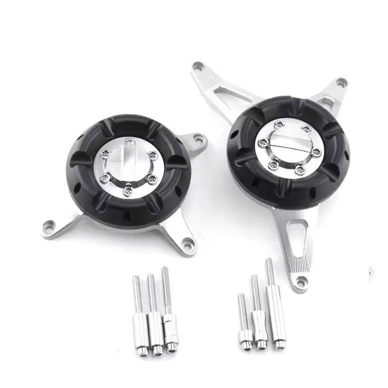 HONDA HONDA CB650F UYUMLU MOTOR BLOK KORUMASI SET GÜMÜŞ