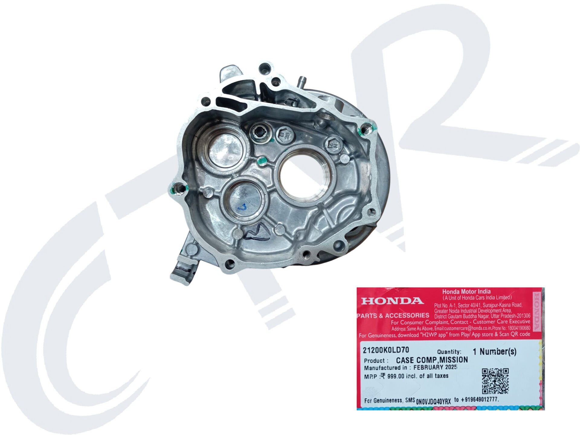 HONDA HONDA ACTİVA 125 NEW DELUX KARTER KUTUSU KAPAĞI ORJ