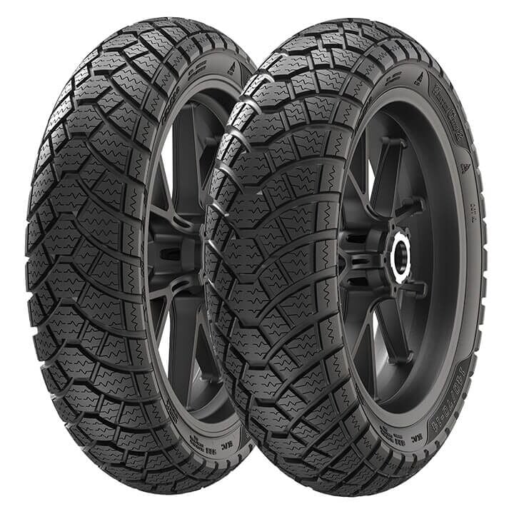 HONDA HONDA ANLAS PCX 2021 SONRASI ÖN 100/80-14 ARKA 130/70-13 TAKIM LASTİK SC-500 WINTER GRIP 2