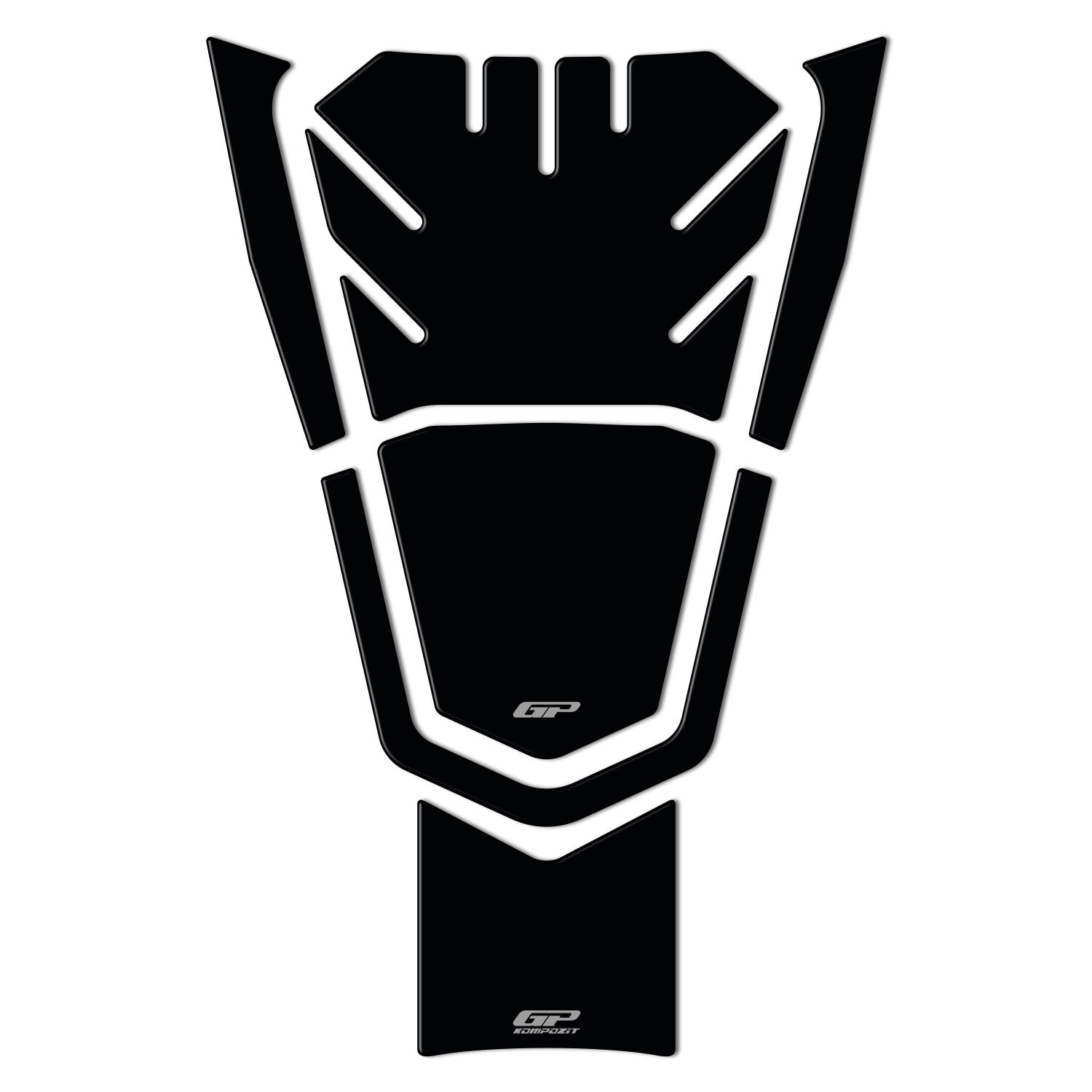 HONDA GP Kompozit Honda PCX 125 2021-2024 Uyumlu Tank Pad Siyah