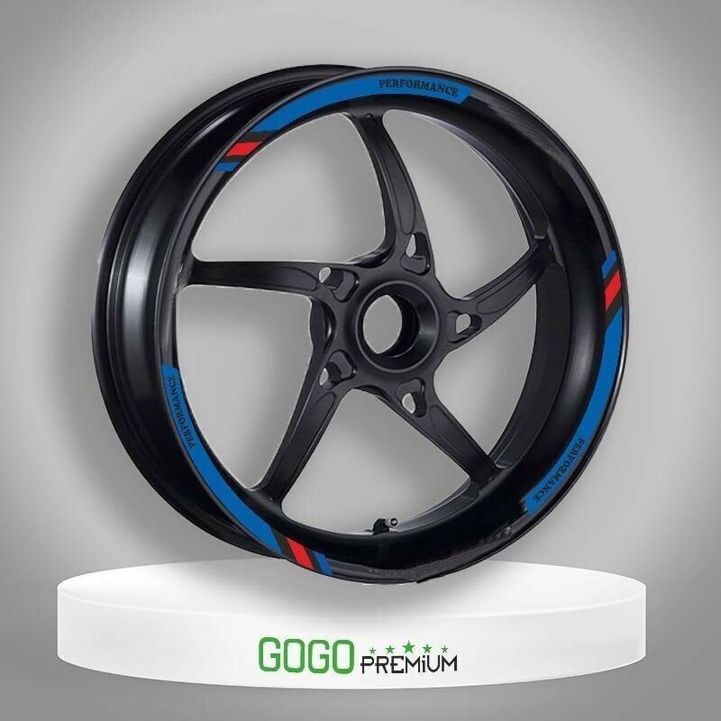 HONDA M POWER MAVİ HONDA PCX UYUMLU 1 SET JANT ŞERİDİ