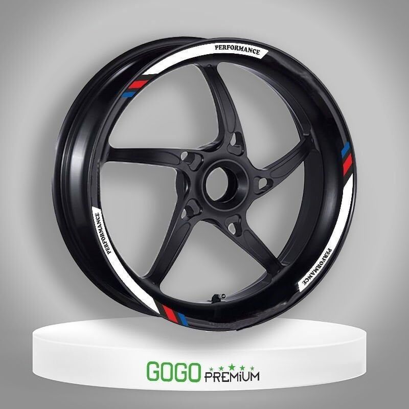 HONDA M POWER BEYAZ HONDA PCX UYUMLU 1 SET JANT ŞERİDİ