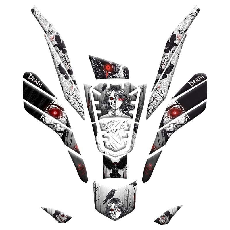 HONDA HONDA PCX 2021 - 2024 UYUMLU TANK PAD SET 014