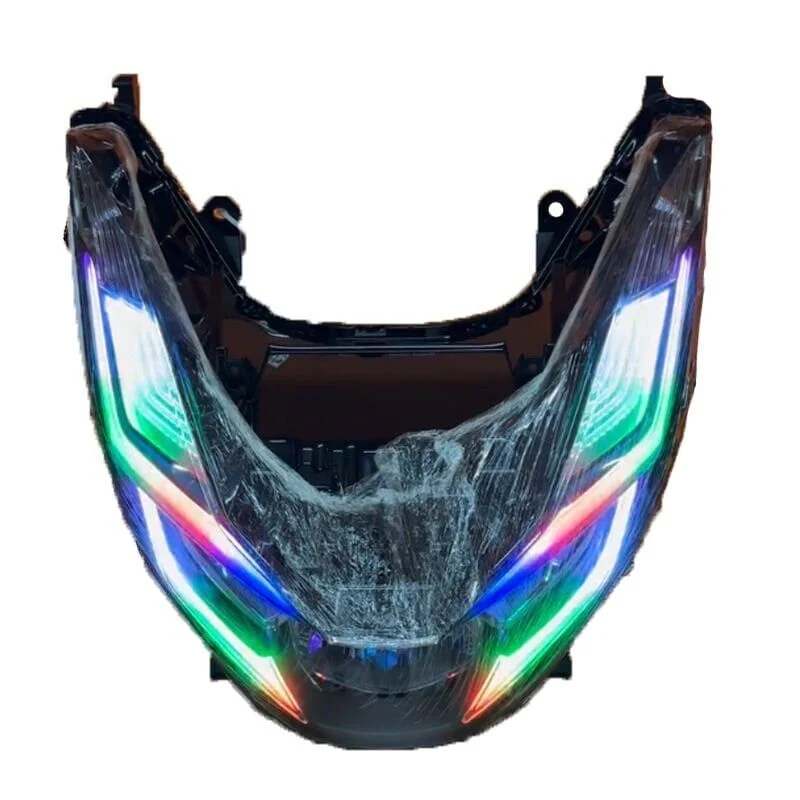 HONDA HONDA PCX 2021 - 2024 UYUMLU RGB LED TELEFON KONROLLÜ ÖN FAR TAKIMI BLUETOOTH