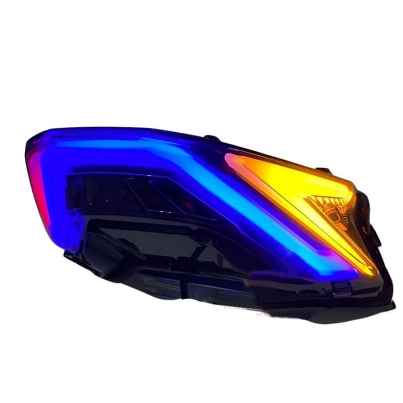 HONDA HONDA PCX 2021 - 2024 UYUMLU RGB LED TELEFON KONROLLÜ ARKA STOP TAKIMI BLUETOOTH