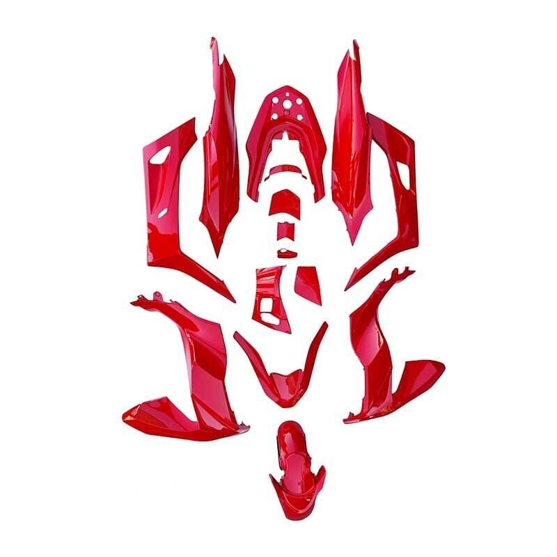 HONDA HONDA PCX 2021 - 2024 UYUMLU KOMPLE KAPORTA SETİ FLORASAN KIRMIZI