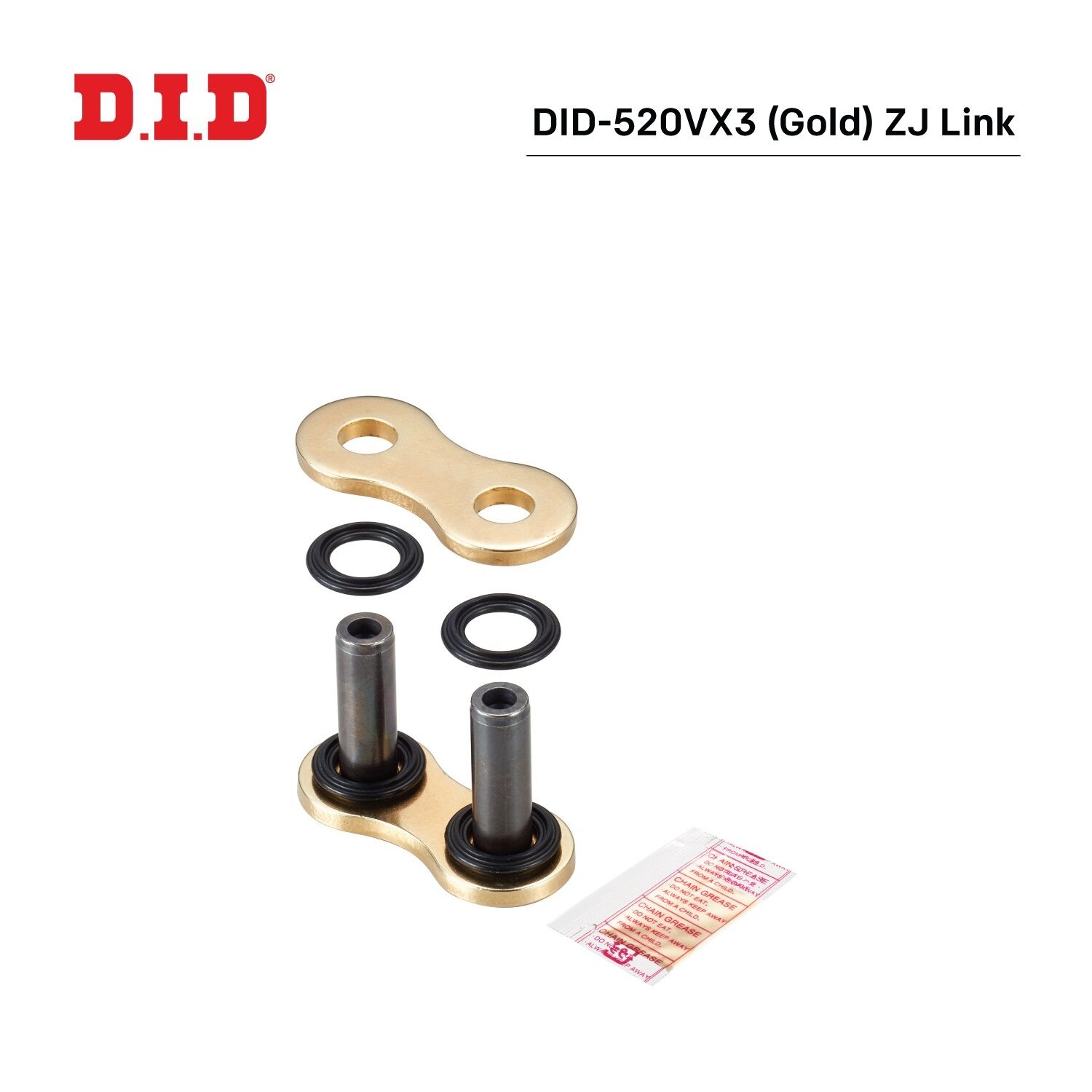 HONDA Honda CRF 250 R DID-520VX3 (GOLD) Z J BİRLEŞTİRİCİ BAKLA