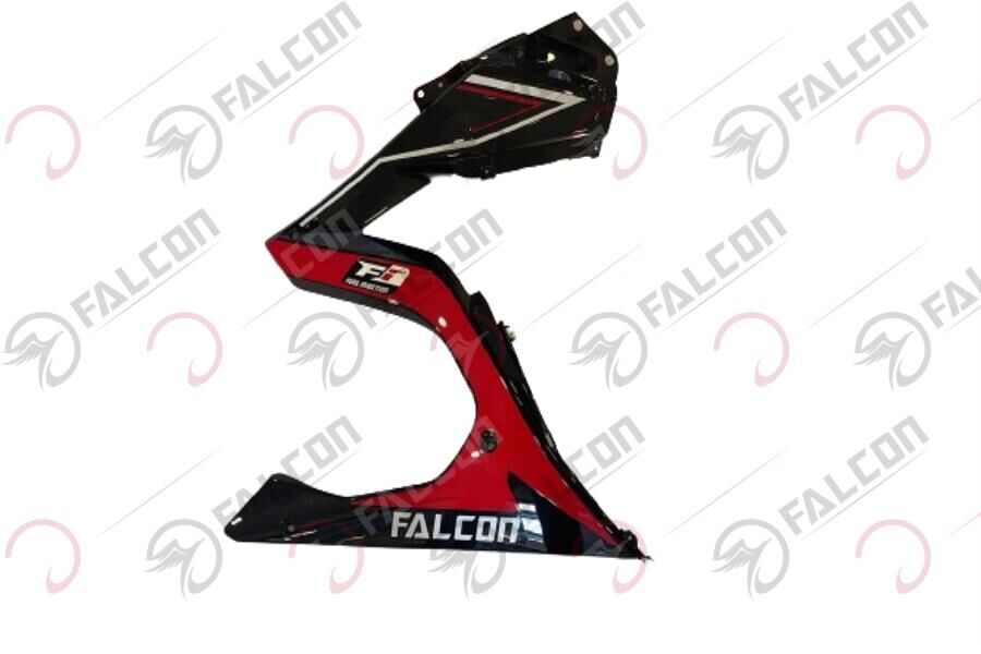Falcon Fr 177 Racıng Sinyal Karenajı Alt (z) Parça Kırmızı Büyük Sol