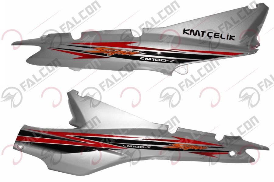 Falcon Kmt Çelik 100 Arka Karenaj Sağ Sol Gri Takım