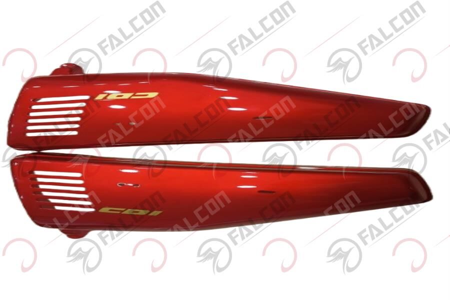 Falcon Süper 100-5 Yeni Yan Kapak Sağ Sol Kırmızı Takım